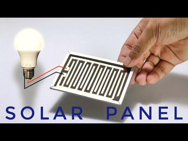 How to make a solar panel at home diy