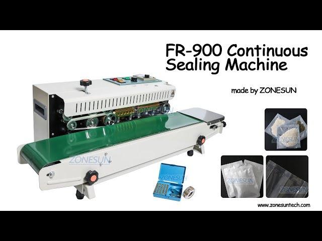 How to use FR-900 Continuous Sealing Machine