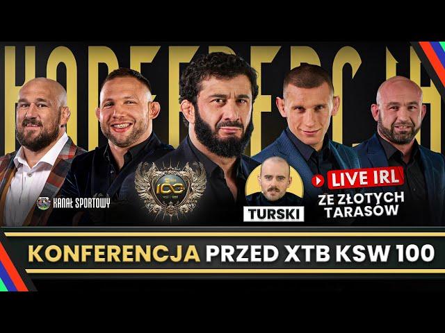 XTB KSW 100: KONFERENCJA PRZED GALĄ | CHALIDOW VS BARTOSIŃSKI, DE FRIES VS STOSIĆ I INNE HITY!