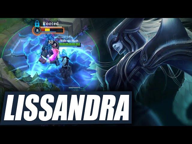 WILD RIFT LISSANDRA GAMEPLAY NEW OP CHAMPION (BUILD & RUNES)