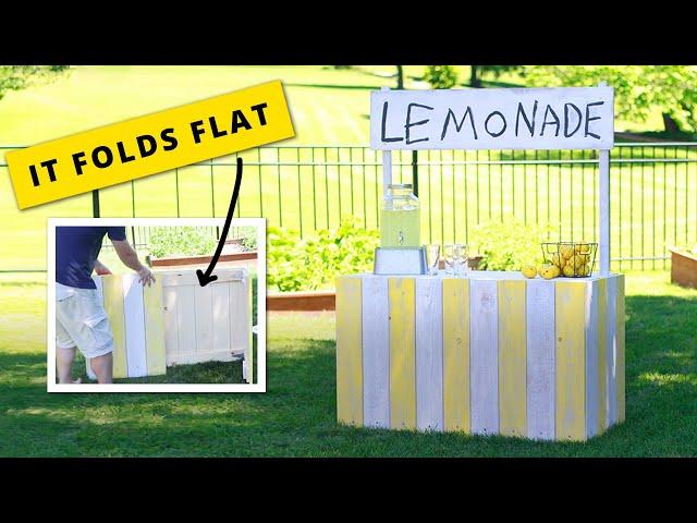 I Build A Classic Lemonade Stand With a Twist - Easy Woodworking Project That Will Make Money