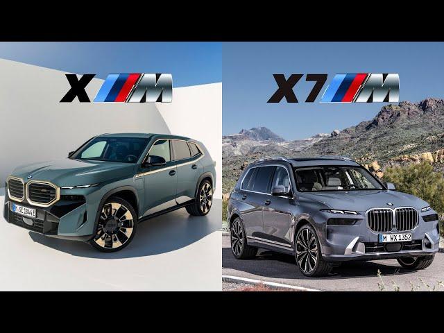 BMW X7 M60i 2023 vs BMW XM 2023 | The Battle of the Luxury SUVs #bmw #bmwx7 #x7 #bmwxm #xm #viral