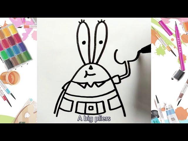 #draw  How to draw Eugene H  Krabs/Learn  draw/draw together