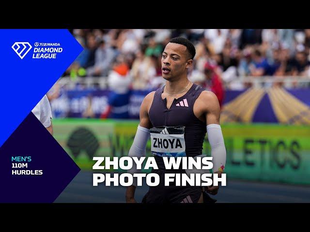 Sasha Zhoya delights home crowd in Paris 110m hurdles - Wanda Diamond League 2024