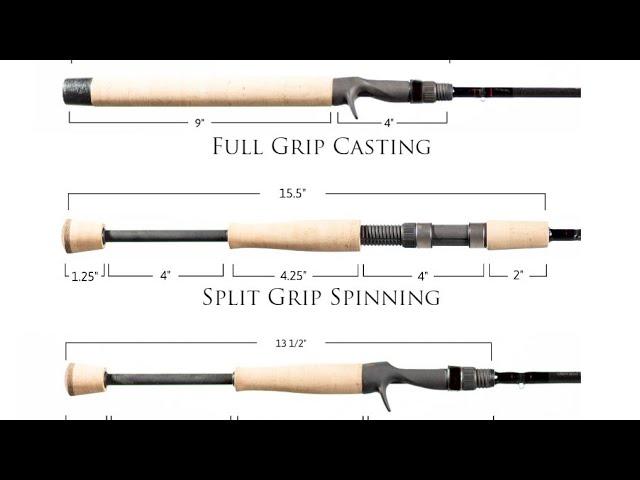 Fishing Rod Handles - Full Handle vs Split Handle