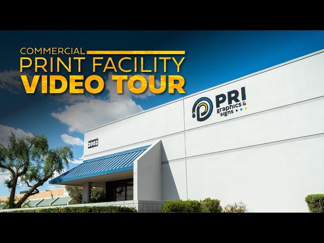 Commercial Print Facility Tour - PRI Graphics & Signs