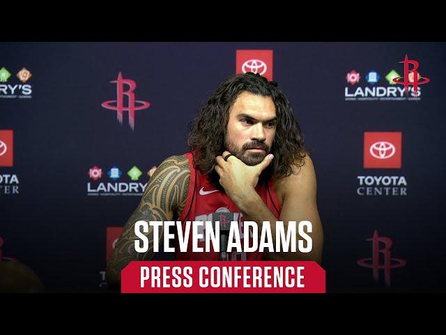 Steven Adams Media Day 2024 Press Conference l Houston Rockets