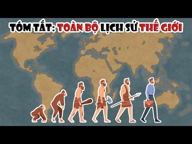 Tóm tắt: Toàn bộ lịch sử Thế Giới | Lịch sử loài Người - Từ thời đồ đá cũ đến ngày nay