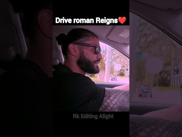 Roman Reigns car drive  | Roman Reigns attitude#shorts #wwe #romanreigns