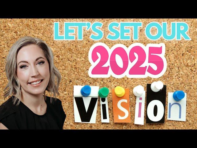 Let's make 2025 Goals and Vision Board!! [Make it with me!!]