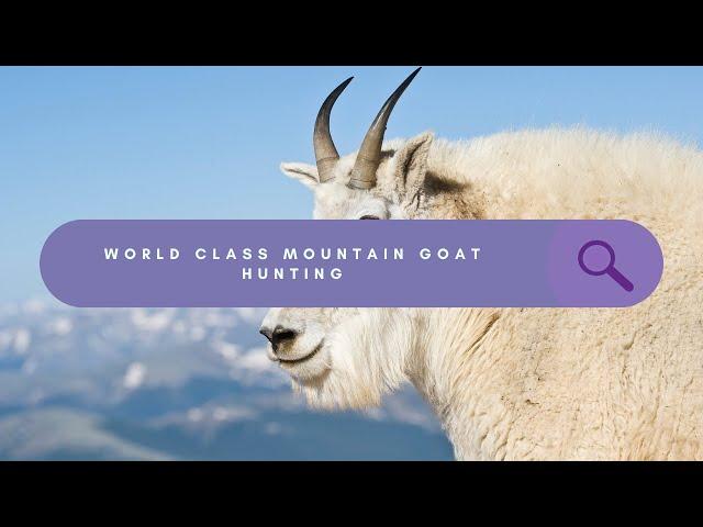 World Class Mountain Goat Hunting