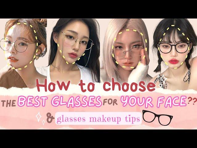 BEST Glasses for Your Face (and it's MORE than just FACE SHAPE) + Makeup Tips for Wearing Glasses