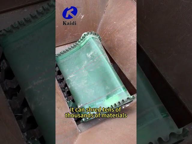 Twin Shaft Shredder for metal/wood/plastic waste #shredder #recycling #machine #waste