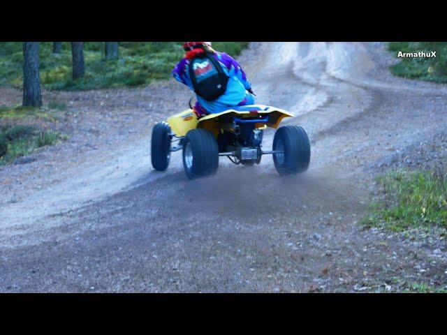 Suzuki LT500R QUADZILLA 2-Stroke - Sideways Braaps [INSANE POWER & SOUND]