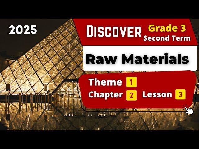 Raw Materials | Grade 3 | Theme 3 - Chapter 2 - Lesson 3 | Discover