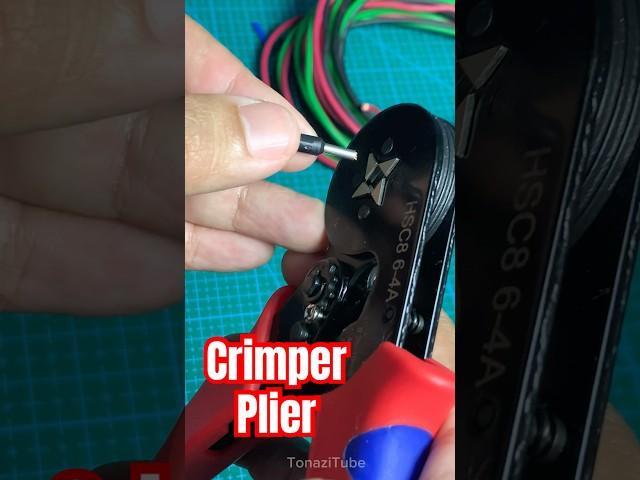 How to Use a Crimper Plier Square #crimpingtool  #pliers