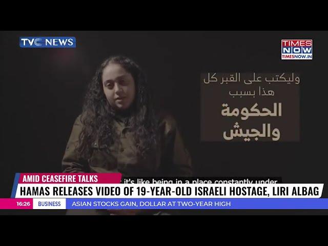 Hamas Releases Video Of 19-Year-Old Israeli Hostage, Liri Albag