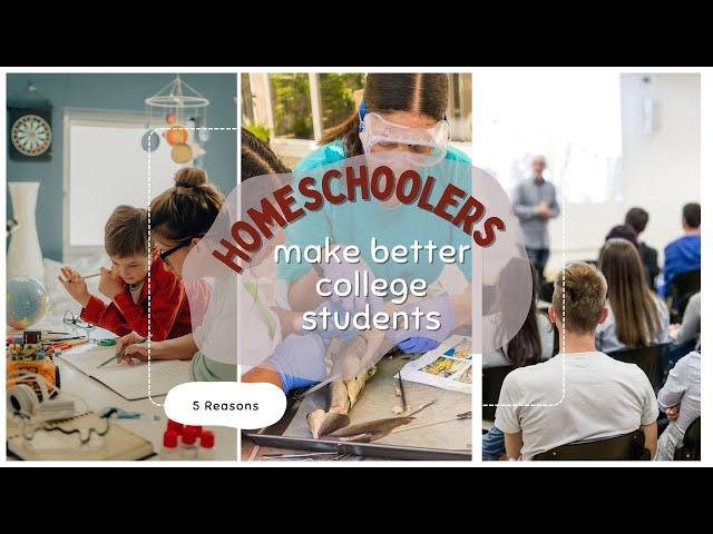 Why Homeschoolers make better college students. #homeschooling #education #history #homeschool