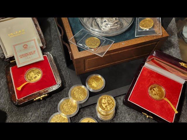 6oz Gold und zwei extrem seltene 1kg Silbermünzen Unboxing