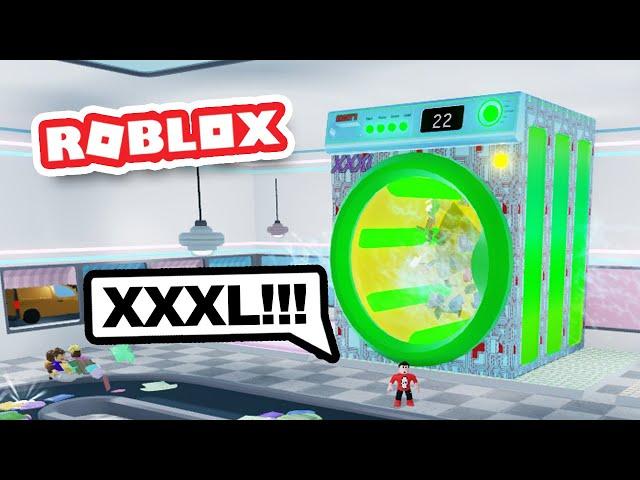 Buying the XXXL WASHING MACHINE in Roblox Laundry Simulator