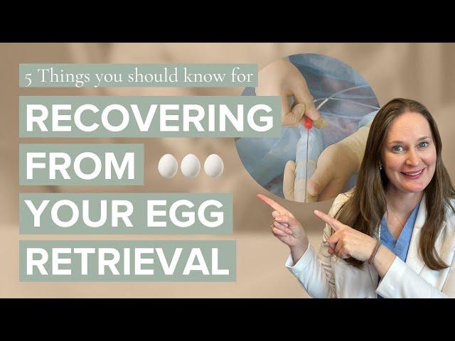 5 Top Tips for Recovering on the Day of Your Egg Retrieval from Dr Lora Shahine