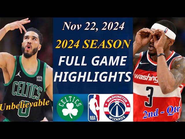 Washington Wizards vs Boston Celtics | Game Highlights 2nd-Qtr | Nov 22, 2024 | NBA TODAY