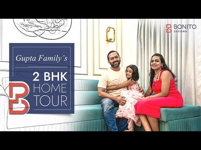 Modern 2BHK Home Tour | Stylish Interiors in Mumbai | Bonito Designs