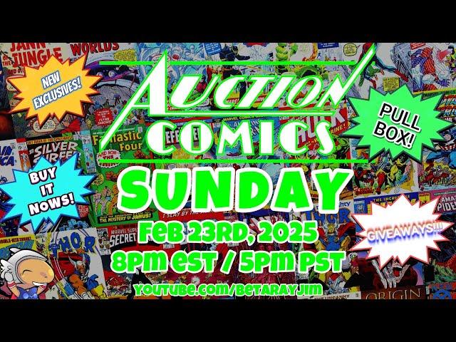 AUCTION COMICS SUNDAY