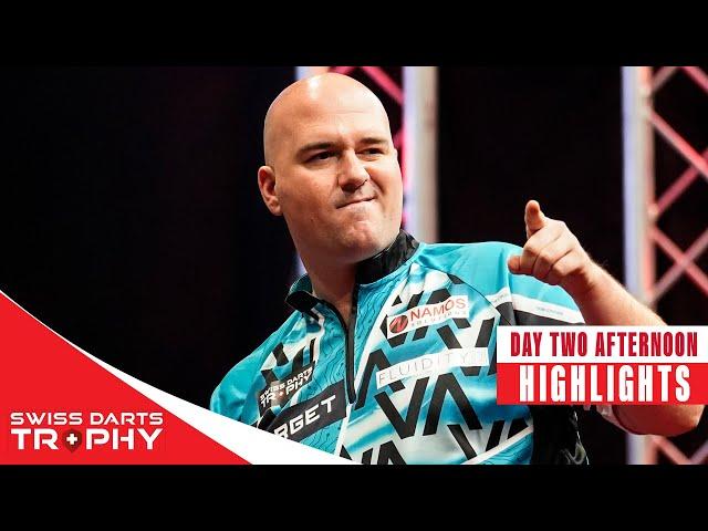 LAST 16 BOUND! | Day Two Afternoon Highlights | 2024 Swiss Darts Trophy