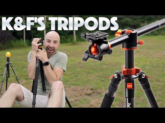 K&F's Pretty New Tripods