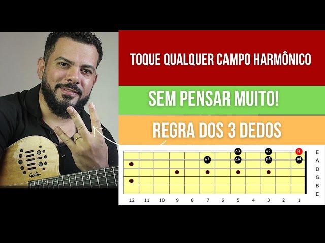 Campo harmônico sem pensar!!  TODOS OS TONS !!