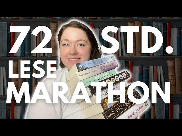 72 STD. LESEMARATHON  | Wie viele Bücher schaffe ich neben dem Wochenend-Alltag? | Readingvlog