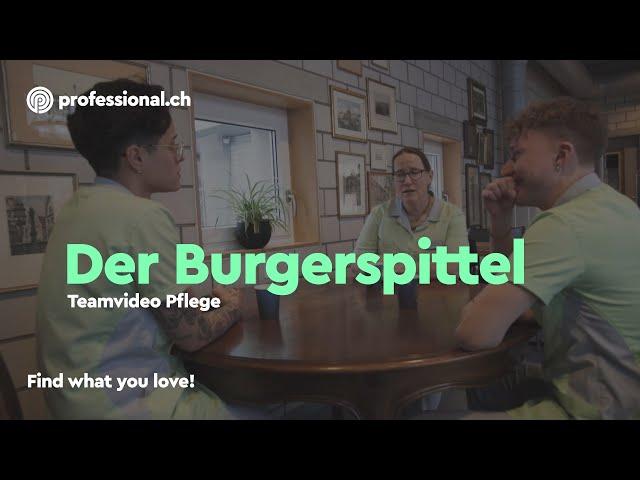 Pflege pur im Burgerspittel | professional.ch