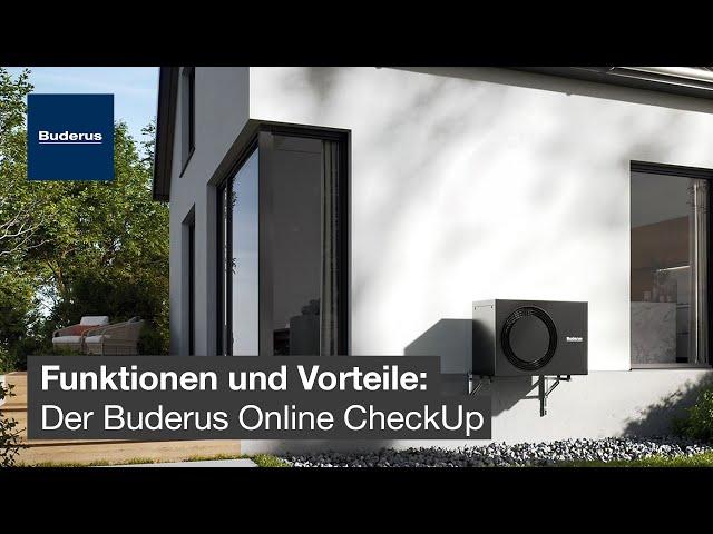 Der Buderus Online CheckUp erklärt | Buderus