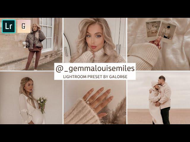 @_gemmalouisemiles Inspired Lightroom Preset | How To Edit Photos like Influencer Gemma Louise Miles