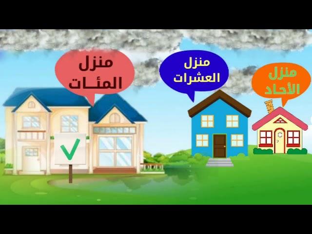 قصة الآحاد والعشرات والمئات ( القيمة المنزلية )