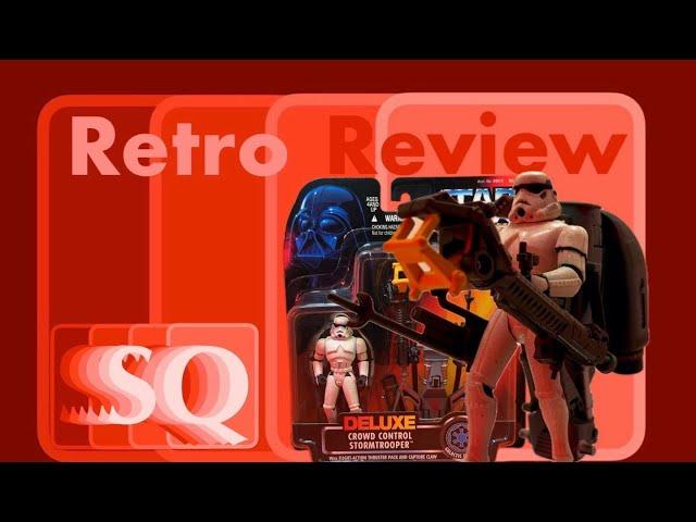 SQ Retro Reviews - Star Wars Power of the Force - Deluxe Crowd Control Stormtrooper (1996)