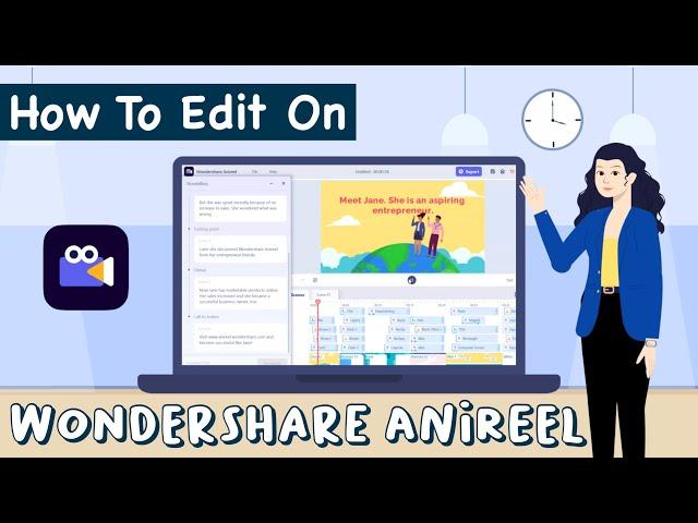 Easy Cartoon Video Maker and Animated Explainer Video Software | ft. Wondershare Anireel