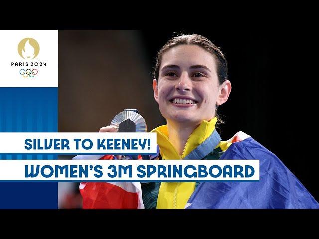 Keeney Gets Silver!  | Women's Diving 3m Springboard | #Paris2024 Highlights