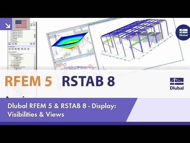Dlubal RFEM 5 & RSTAB 8 - Display: Visibilities & Views