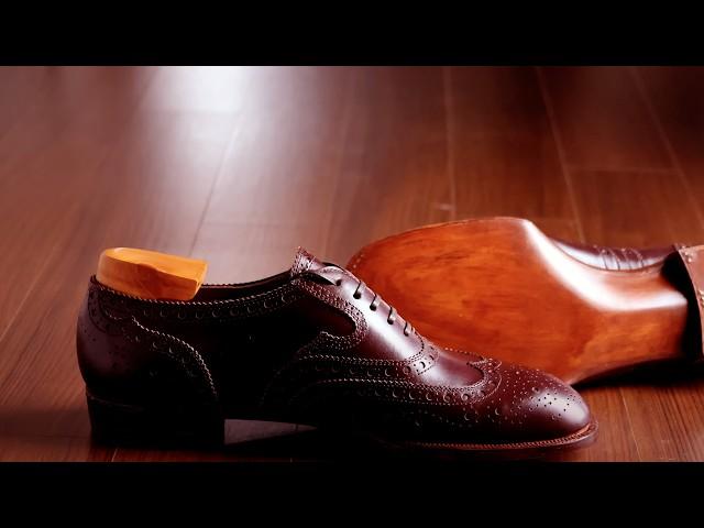 Making HANDMADE Full Brogue Oxford Shoes