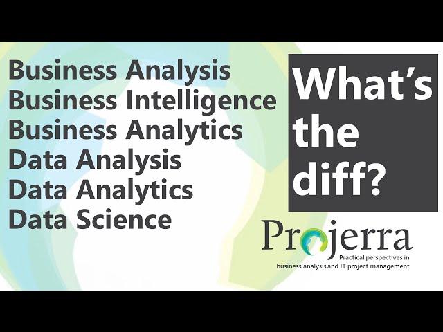 Business Analysis, Business Intelligence, Business Analytics: What’s the Diff?