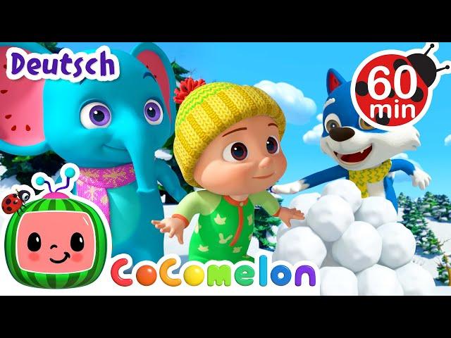 Schmückt den Saal | CoComelon - JJ's Animal Time Deutsch | Cartoons und Kinderlieder