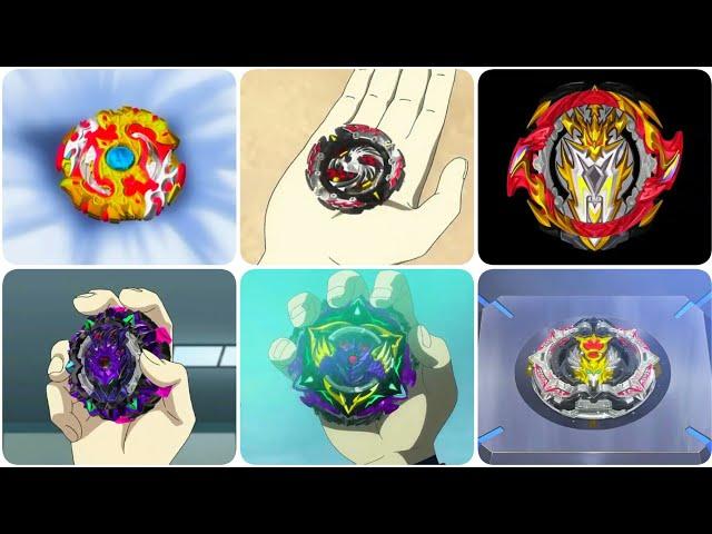 All Antagonists Beyblade Creations, Upgrades in Beyblade Burst S1-S6