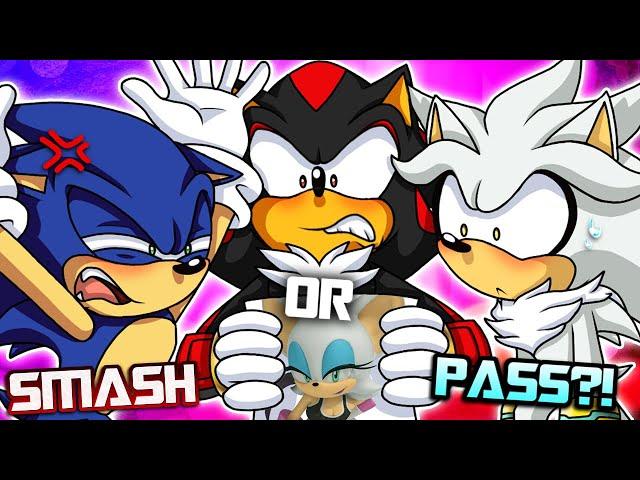 SMASH OR PASS WITH SONIC, SHADOW & SILVER?!