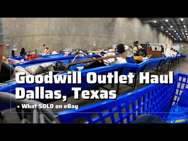 Trip to Goodwill Outlet Dallas, Texas - What Sold on eBay - Reseller Vlog