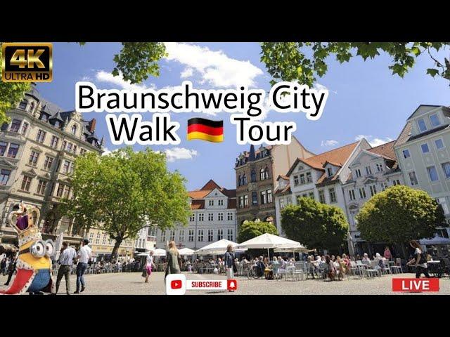 4k Braunschweig City Germany  Walk Tour 2022 Ultra HD Episode 1