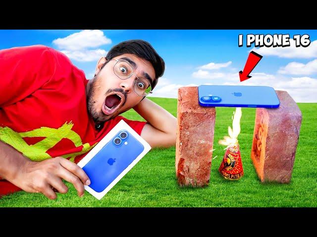 I Phone 16 Extreme Durability Test- Diwali Special | क्या ये आई फोन बच पायेगा?