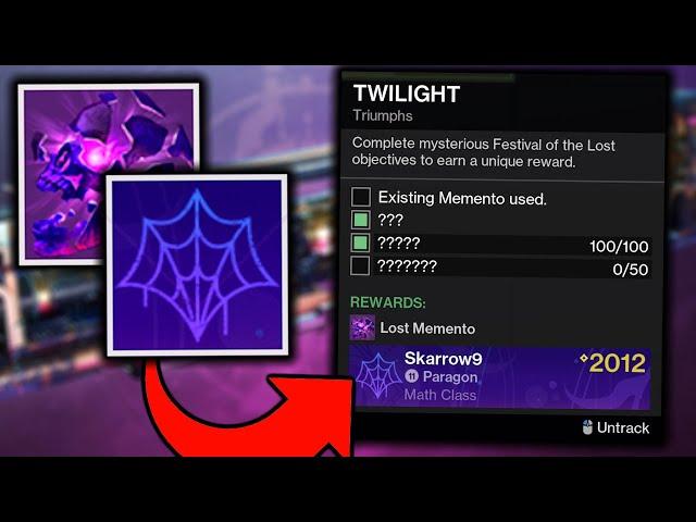 Mystery SPECTRAL CARAPACE Emblem + Lost Memento Guide!! (Twilight Triumph)