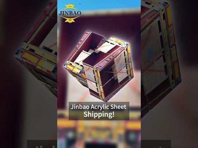 #jinbao  Jinbao Acrylic Sheet Shipping! #shipping  #plexiglass #acrylic